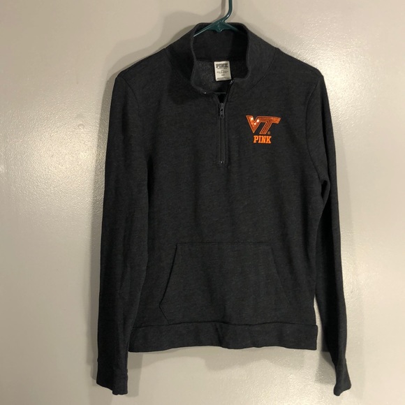 Victoria Secret Pink Virginia Tech quarter zip - Picture 1 of 5